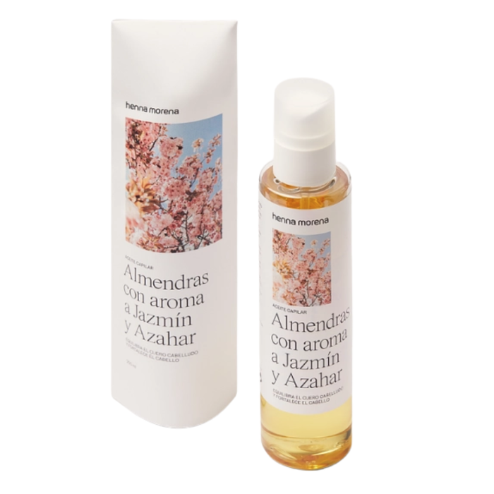 Henna Morena Aceite De Almendras Con Aroma A Jazmín Y Azahar 250ml