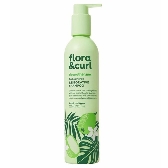 Flora & Curl Restorative Shampoo Baobab & Marula 300ml