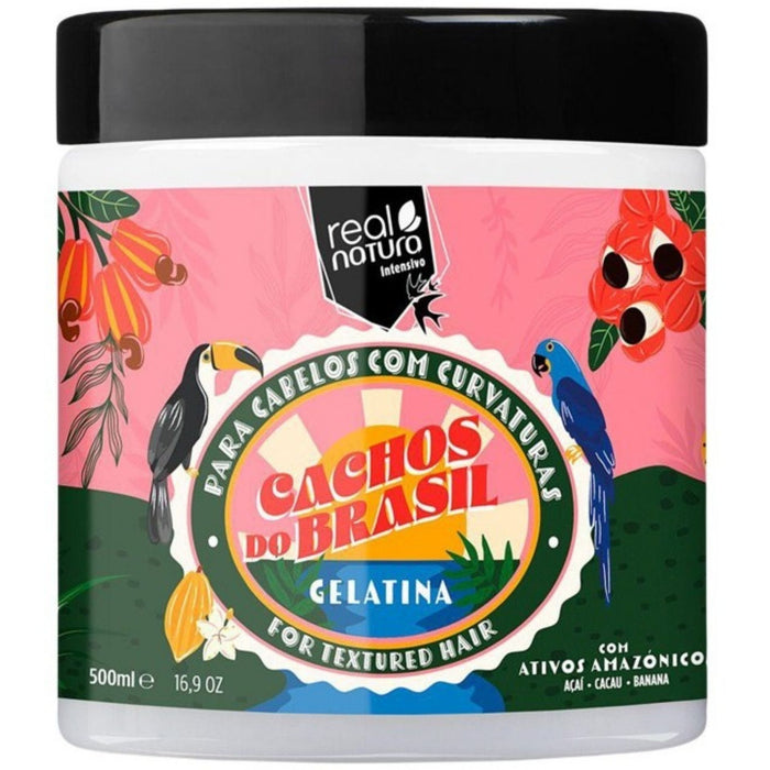 Real Natura Gelatina Cachos Do Brasil 500ml