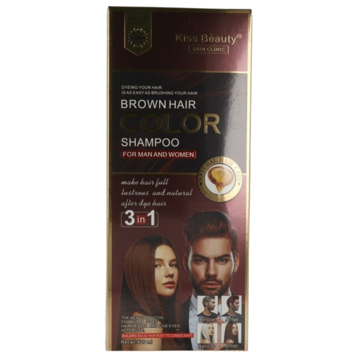 Kiss Beauty 3-in-1 Color Shampoo 420ml
