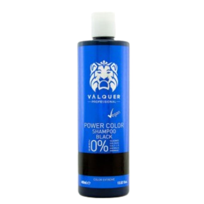 Valquer Power Color Shampoo Black 0% 400ml