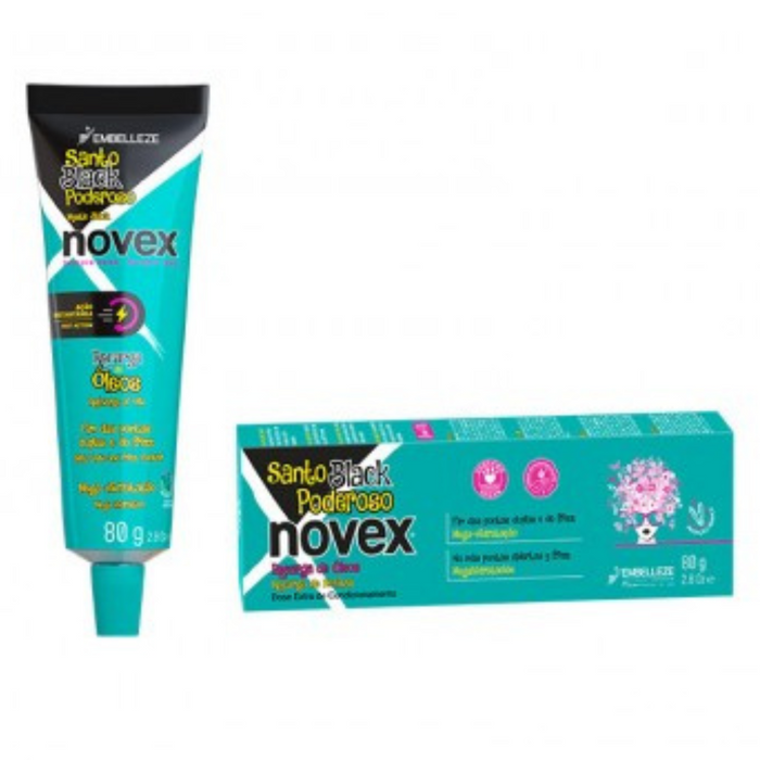 Novex Recarga Santo Black Poderoso 80g