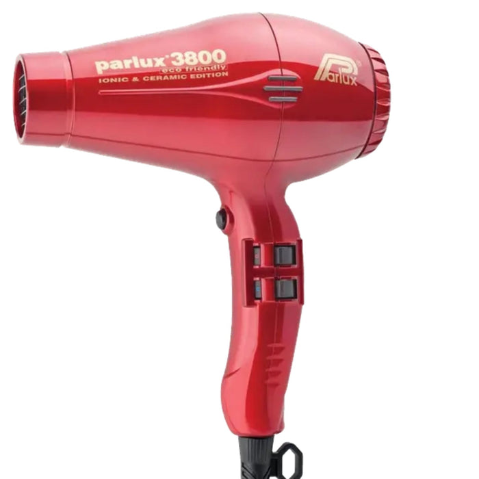 Parlux 3800 Hair Dryer Red