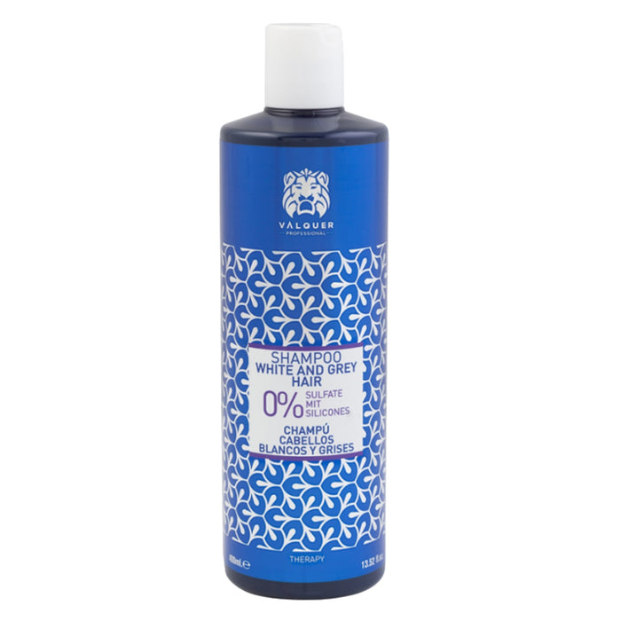 Valquer Champu Cabellos Blancos Y Grises Zero 400ml
