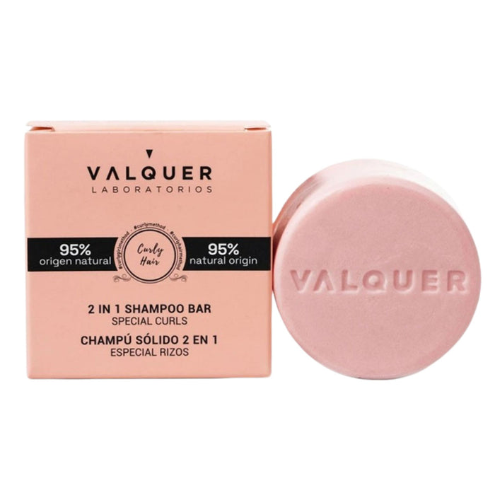 Valquer Champu Y Acondicionador Solido 2 En 1 Especial Rizos 70g
