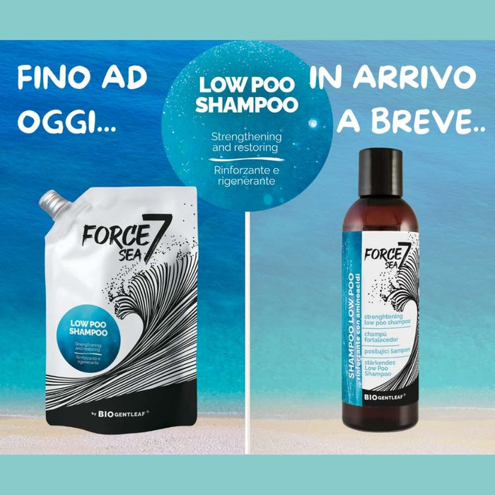 BioGentleaf Force 7 Sea Strenghtening Low Poo Shampoo 200ml - Curly Stop
