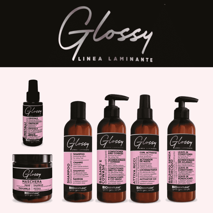 BioGentleaf Glossy Acondicionador y Cowash Laminante Para Cabello Brillante 200ml - Curly Stop