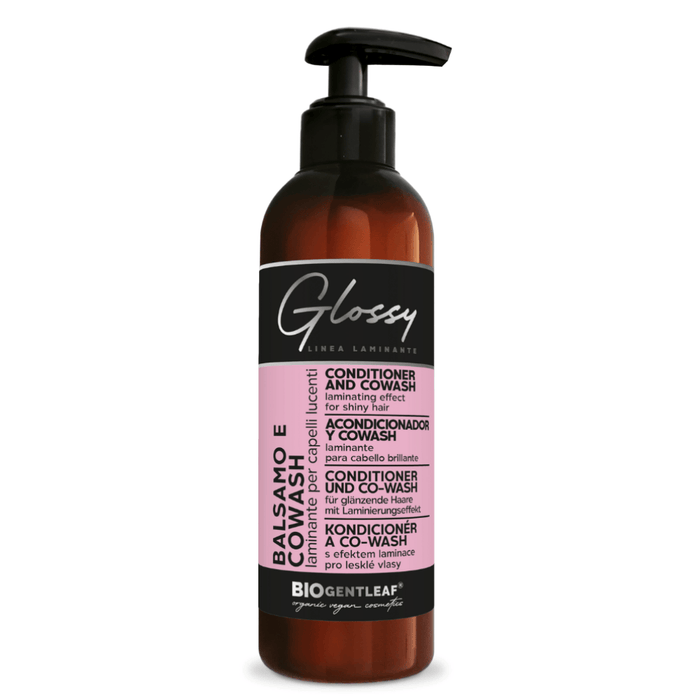 BioGentleaf Glossy Acondicionador y Cowash Laminante Para Cabello Brillante 200ml - Curly Stop