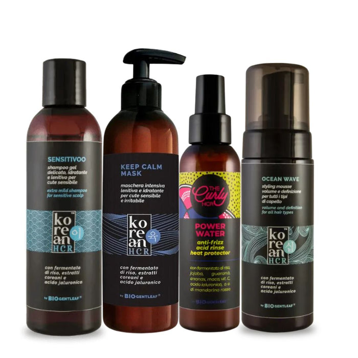 BioGentleaf Sensitive Hair Care Pack - Curly Stop