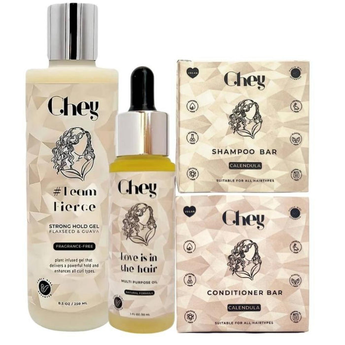 Chey Hair Care Pack de Cuidad Delicado - Curly Stop