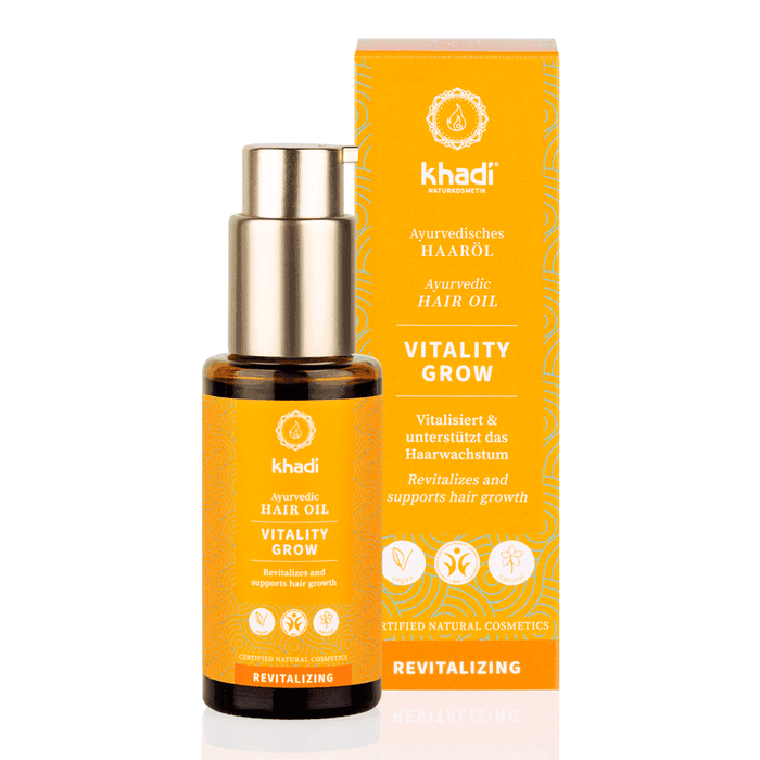 Khadi Ayurvedic Hair Oil Vitality Grow 50ml - Curly Stop
