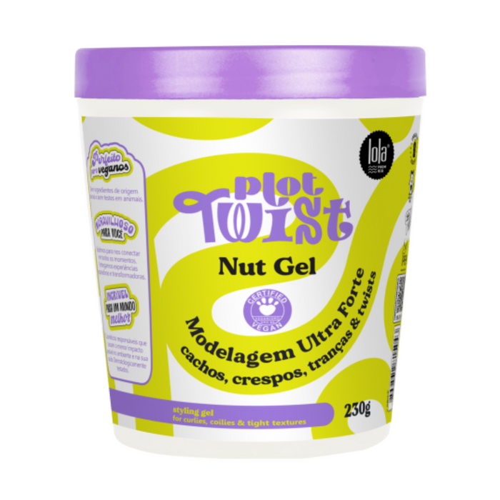 Lola Cosmetics Plot Twist Nut Gel Modelagem Ultra Forte 230ml - Curly Stop