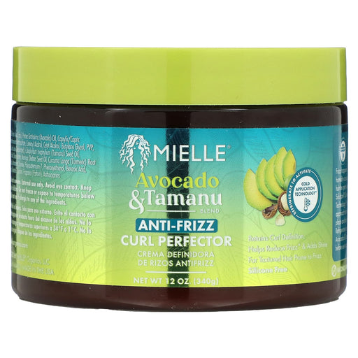 Mielle Avocado & Tamanu Anti-Frizz Curl Perfector Crème 340g - Curly Stop