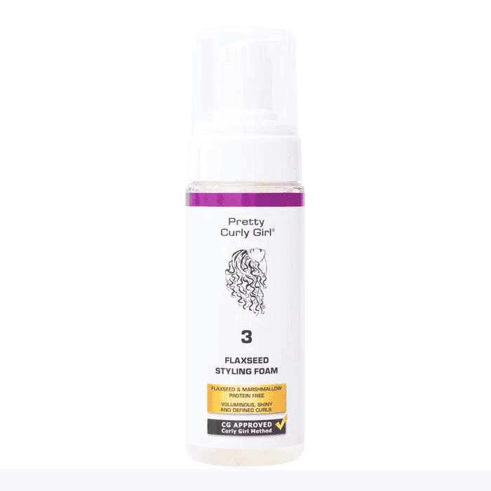 Pretty Curly Girl Flaxseed Styling Foam 150ml - Curly Stop