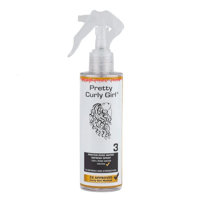 Pretty Curly Girl Protein Rose Water Refresh Spray 200ml - Curly Stop