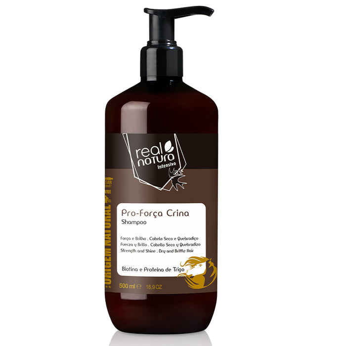 Real Natura Champú Pro-Força Crina 500ml - Curly Stop