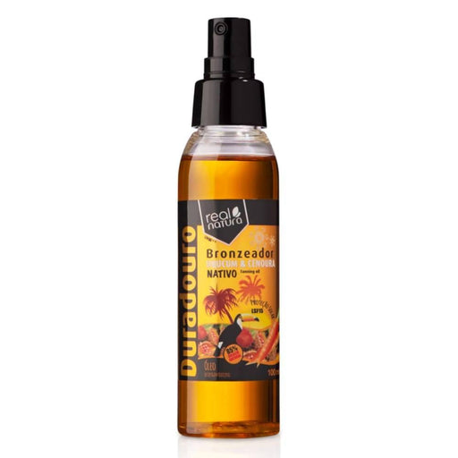 Real Natura Óleo Bronzeador Urucum + Cenoura (LSF15) - Curly Stop