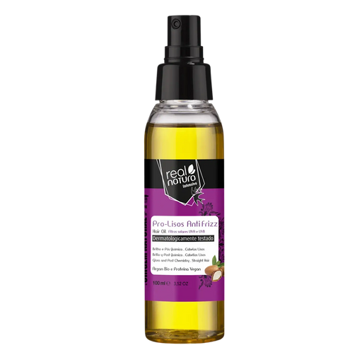 Real Natura Óleo Capilar Pro-Lisos Anti Frizz 100ml - Curly Stop