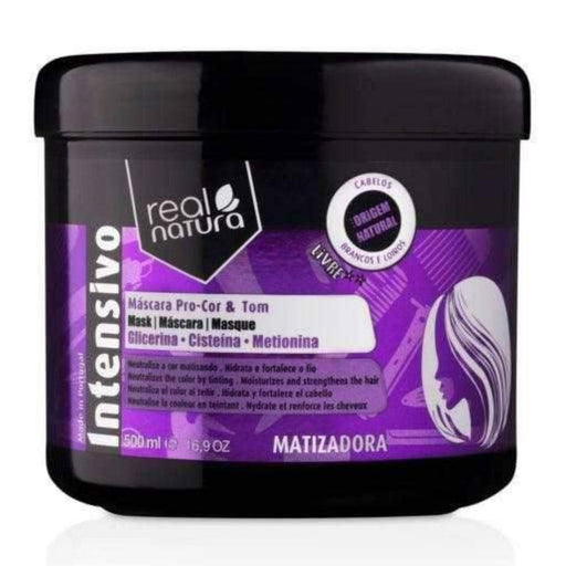 Real Natura Pro-Cor E Tom Mascarilla Matizadora 500ml - Curly Stop