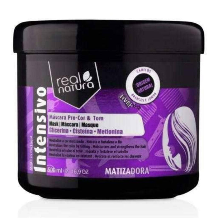 Real Natura Pro-Cor E Tom Mascarilla Matizadora 500ml - Curly Stop