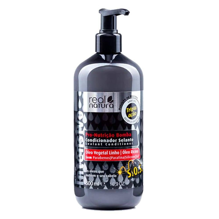 Real Natura Pro-Nutriçao Bomba Condicionador 500ml - Curly Stop