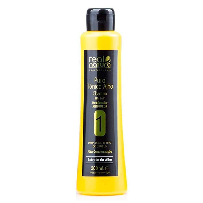 Real Natura Puro Tónico Alho Champú 300ml - Curly Stop
