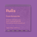Rulls Purple Shampoo Bar 80g - Curly Stop