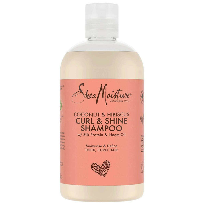 Shea Moisture Coconut & Hibiscus Curl & Shine Champú - Curly Stop