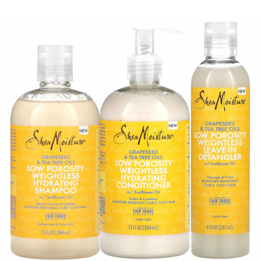 Shea Moisture Grapeseed & Tea Tree Oils Low Porosity Weightless Hydrating Pack - Curly Stop
