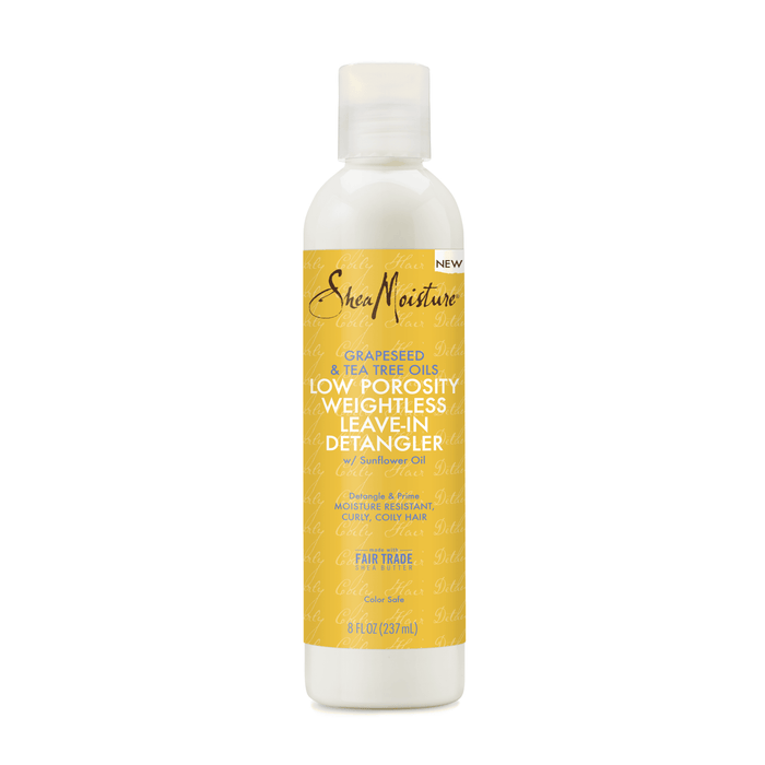 Shea Moisture Grapeseed & Tea Tree Oils Low Porosity Weightless Leave-In Detangler 237ml - Curly Stop