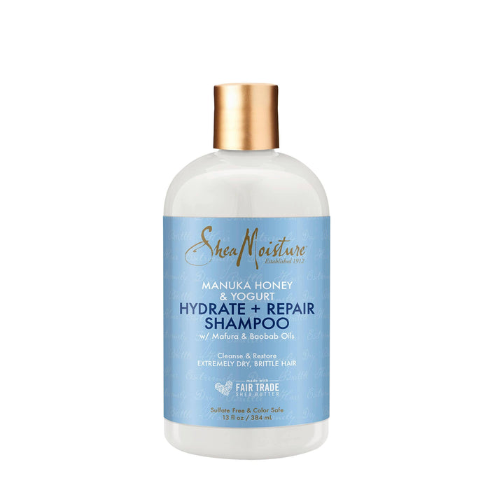 Shea Moisture Manuka Honey & Yogurt Hydrate + Repair Champú 384ml - Curly Stop