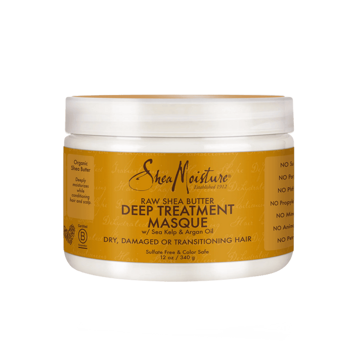 Shea Moisture Raw Shea Butter Deep Treatment Mascarilla 340g - Curly Stop