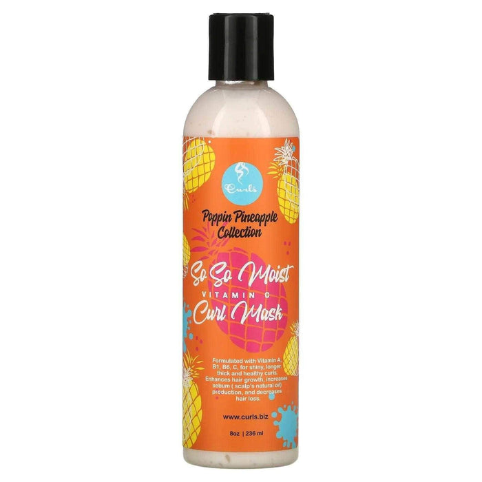 Curls Poppin Pineapple So So Moist Vitamin C Curl Mask 236ml - Curly Stop