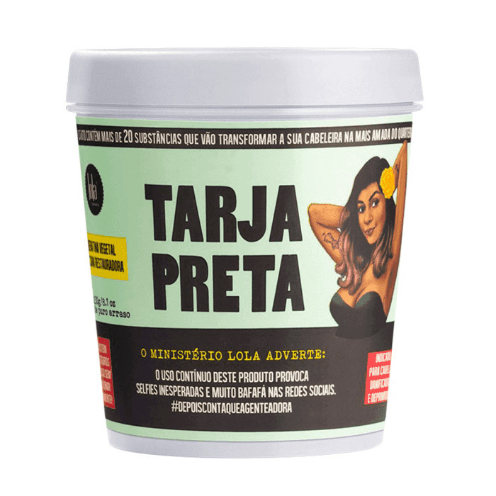 Lola Cosmetics Tarja Preta Máscara Restauradora 230g - Curly Stop